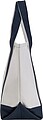 Small carrier bag made from recycled cotton, beige