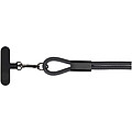SMART 65W RPET charging cable with lanyard