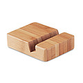 Smartphone stand in bamboo. As bamboo is a natural material, the colour per item can vary.