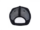 Snap mesh cap, black