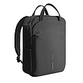 Soft Tote Backpack, black, grey