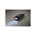 Solar torch with dynamo crank