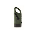 Solar torch with dynamo crank