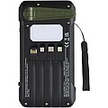 Soldy 10.000 mAh RCS recycled plastic solar dynamo power bank