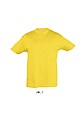 SOLS REGENT KIDS Round neck t-shirt, dark yellow, 10 years
