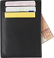 Split leather RFID (anti skimming) credit card wall