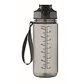 Sports bottle 700ml, transparent grey