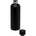 Spring 500 ml RCS certified recycled stainless steel copper vacuum insulated bottle, solid black