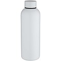 Spring 750 ml RCS recycled single wall stainless steel water bottle, white