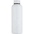 Spring 750 ml RCS recycled single wall stainless steel water bottle, white