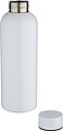 Spring 750 ml sublimation RCS recycled single wall stainless steel water bottle, white