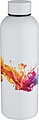Spring 750 ml sublimation RCS recycled single wall stainless steel water bottle, white