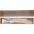 Stainless steel barbecue set Kaitlyn, brown