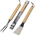 Stainless steel barbecue set Kaitlyn, brown