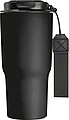 Stainless steel drinking cup, 550ml, black
