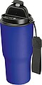 Stainless steel drinking cup, 550ml, blue