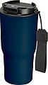 Stainless steel drinking cup, 550ml, dark blue