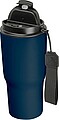 Stainless steel drinking cup, 550ml, dark blue