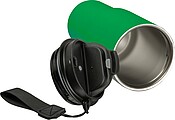 Stainless steel drinking cup, 550ml, green