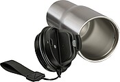 Stainless steel drinking cup, 550ml, grey