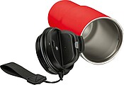 Stainless steel drinking cup, 550ml, red