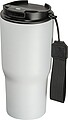 Stainless steel drinking cup, 550ml, white