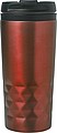 Stainless steel travel mug (300 ml) with black lid