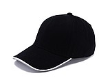 STAN six panel cap, black