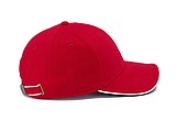 STAN six panel cap, red