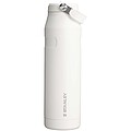 Stanley IceFlow™ 2.0 1.06 litre water bottle with flip straw, frosted white
