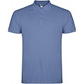 Star short sleeve mens polo