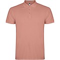 Star short sleeve mens polo