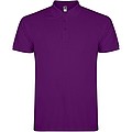 Star short sleeve mens polo