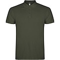Star short sleeve mens polo