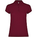 Star short sleeve womens polo