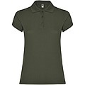Star short sleeve womens polo