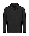 Stedman Active Fleece Half Zip Jacket, black, L
