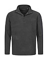 Stedman Active Fleece Half Zip Jacket, grey steel, S