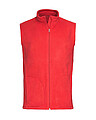 Stedman Active Fleece Vest Men, scarlet red, S