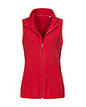 Stedman Active Fleece Vest Women, scarlet red, M
