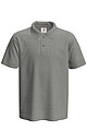 Stedman Polo Junior, grey heather, M