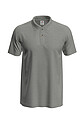Stedman Polo Men, grey heather, S