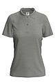 Stedman Polo Women, grey heather, XXL