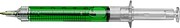 Syringe ballpenPale green