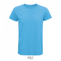 T-shirt SOLS CRUSADER MEN - ROUND-NECK FITTED JERSEY T-SHIRT, aqua, XS