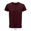 T-shirt SOLS CRUSADER MEN - ROUND-NECK FITTED JERSEY T-SHIRT, burgundy, 2XL