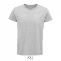 T-shirt SOLS CRUSADER MEN - ROUND-NECK FITTED JERSEY T-SHIRT, grey melange, XS