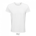 T-shirt SOLS CRUSADER MEN - ROUND-NECK FITTED JERSEY T-SHIRT, white, XS