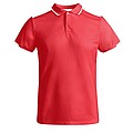 Tamil short sleeve mens sports polo, red, size L