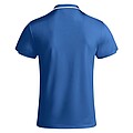 Tamil short sleeve mens sports polo, royal blue, size S